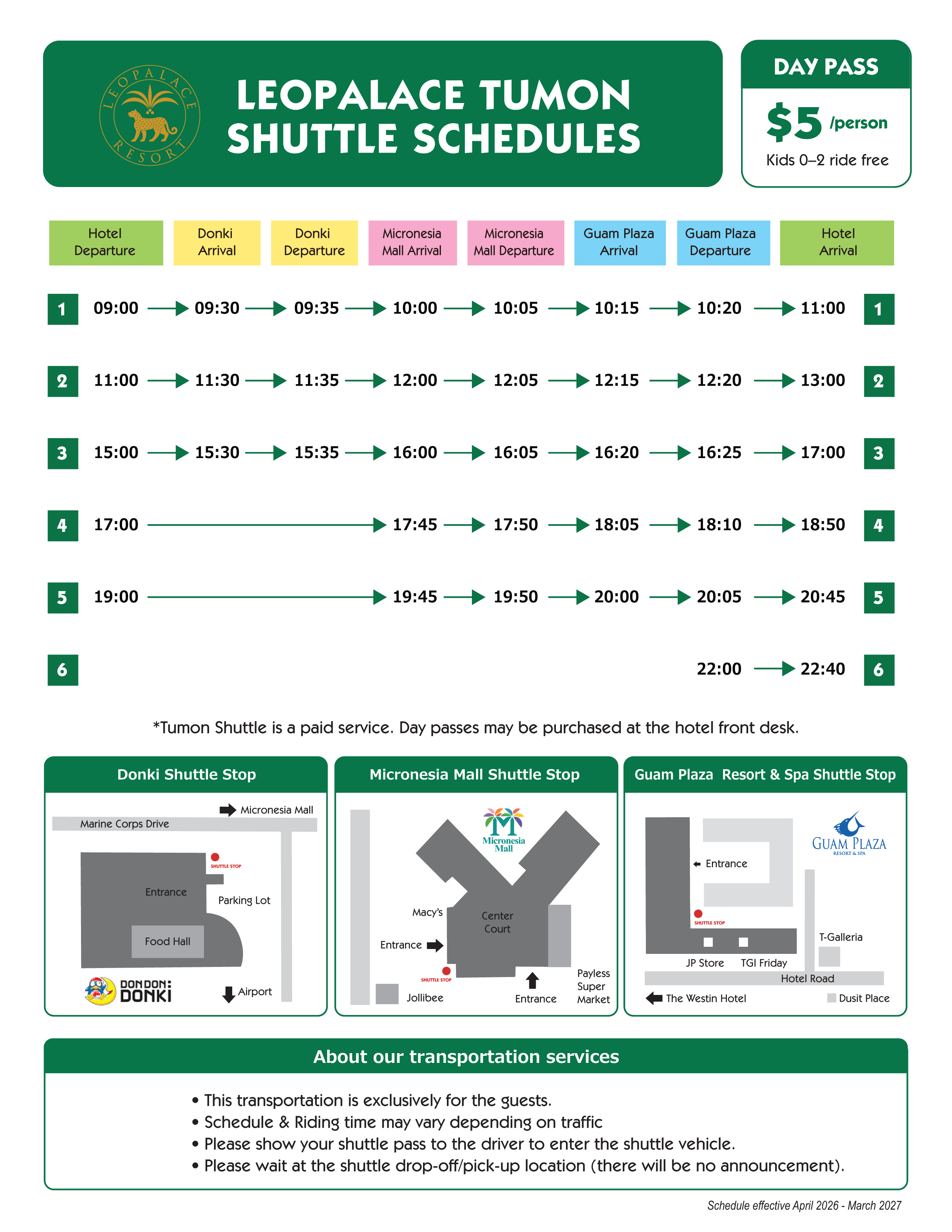 Shuttle Services